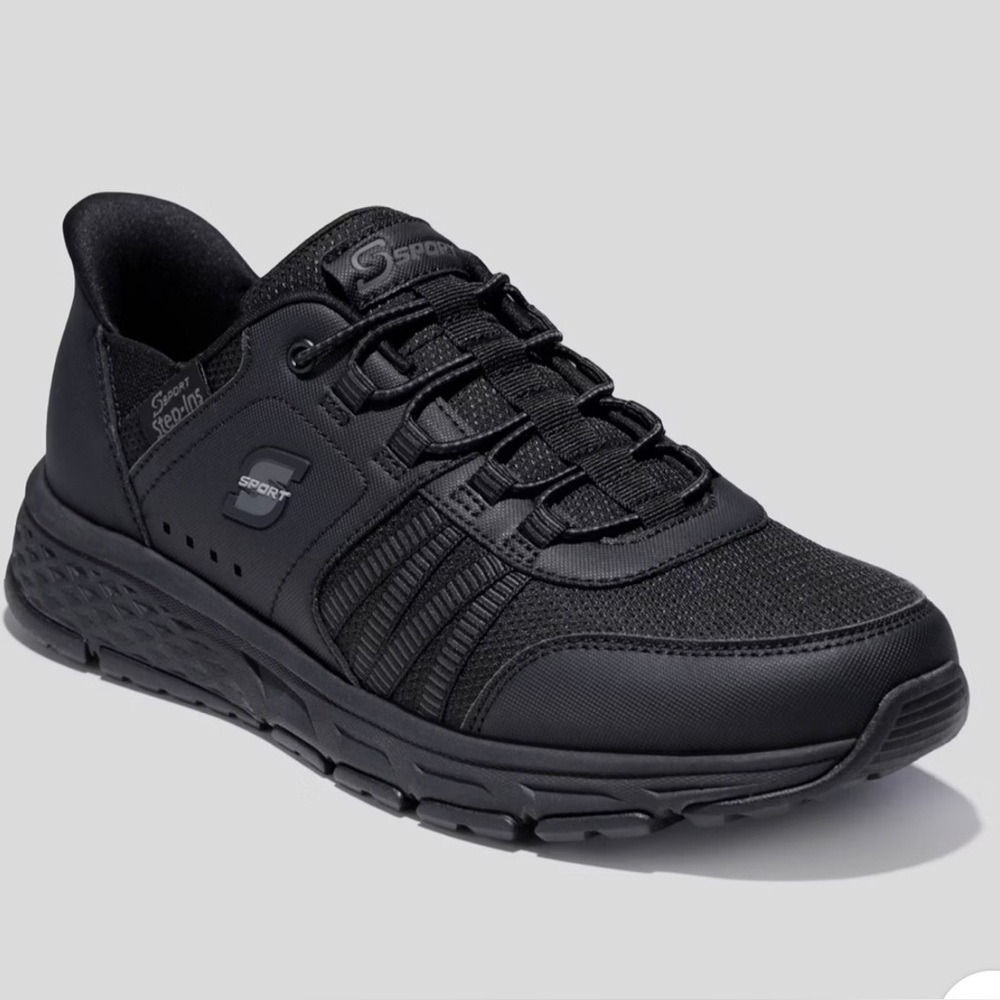 Sporto Black Sneakers for Men and Women 
Men’s size 7 Women’s 8 Hands Free Step